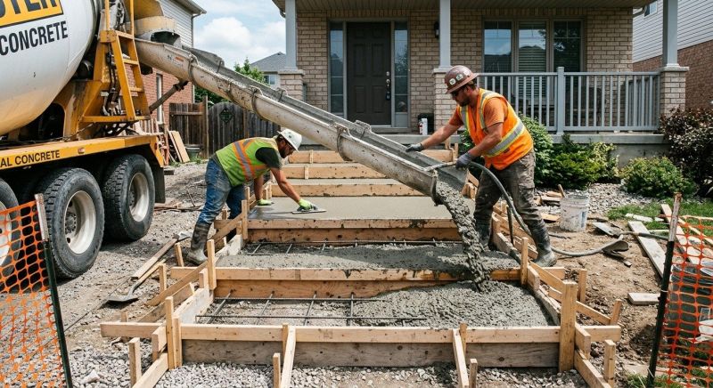 Concrete Driveway Installation Service